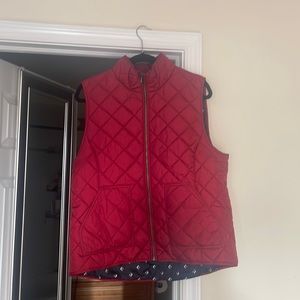 Brooks brothers red quilted vest